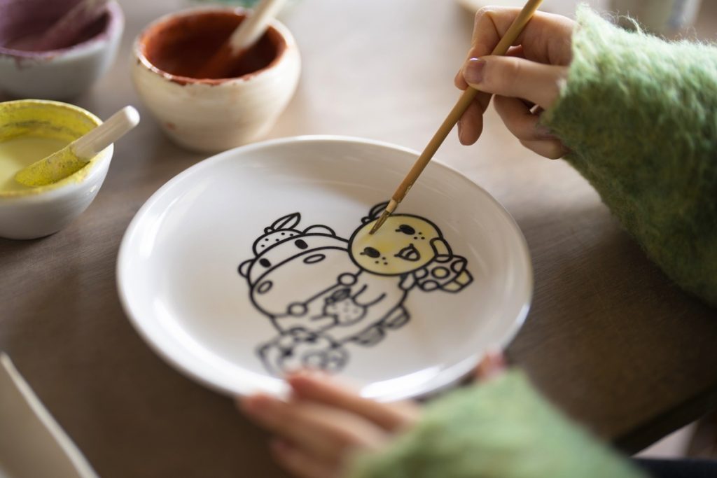 九谷焼絵付け体験